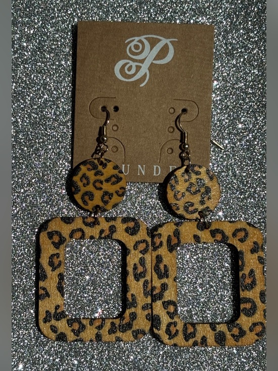 Plunder Jewelry - Animal Print Earrings NEW